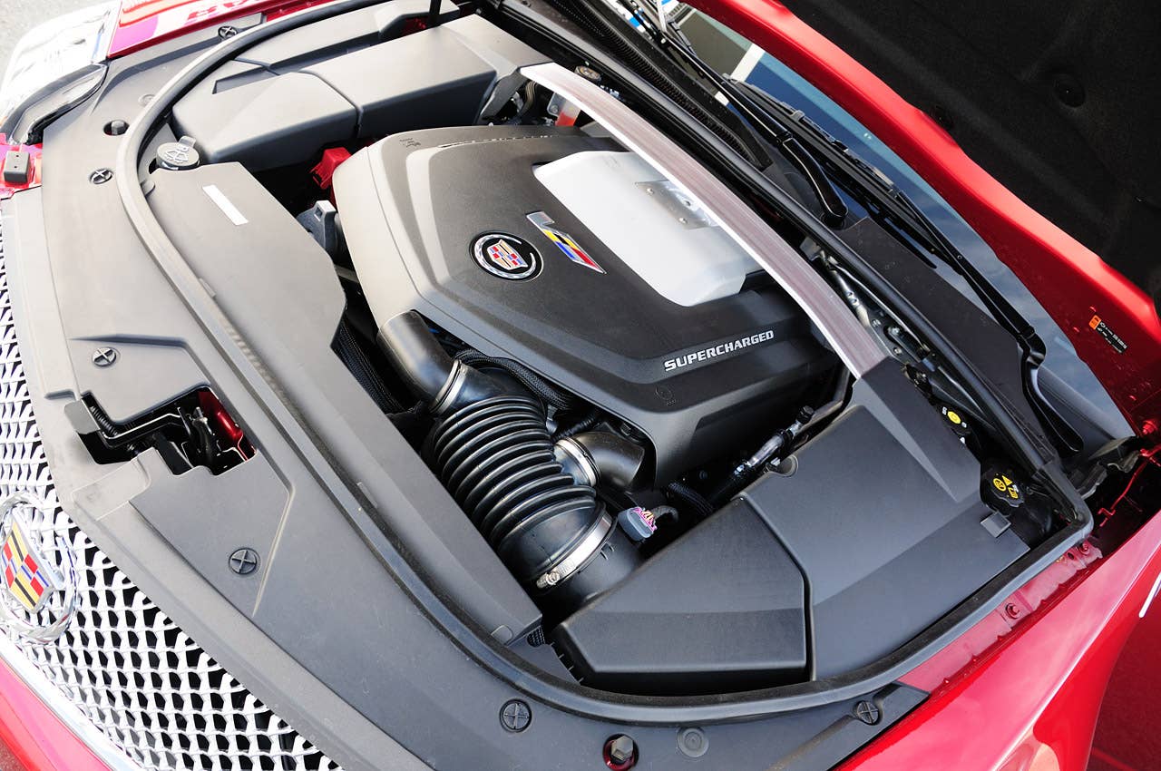 2011 Cadillac CTS-V Wagon engine