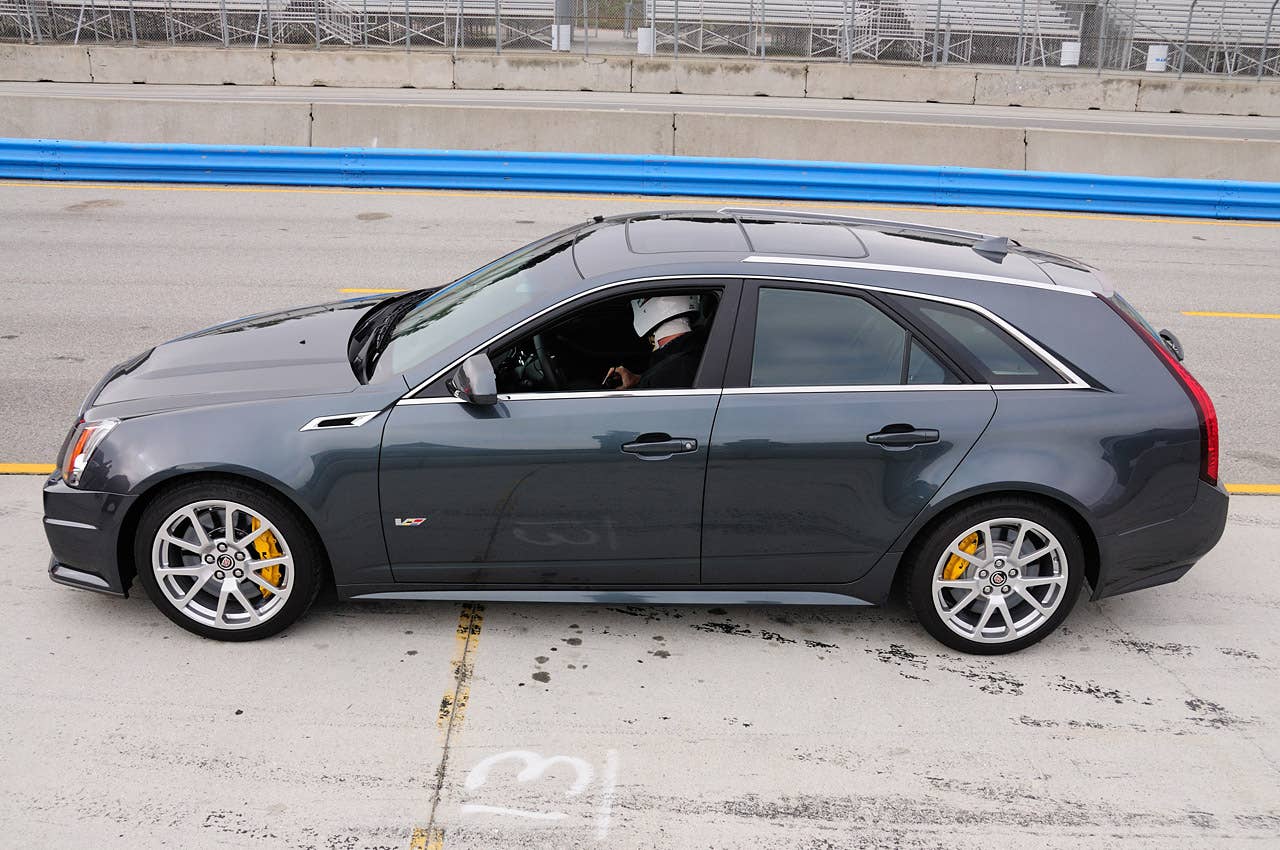 2011 Cadillac CTS-V Wagon at Laguna Seca