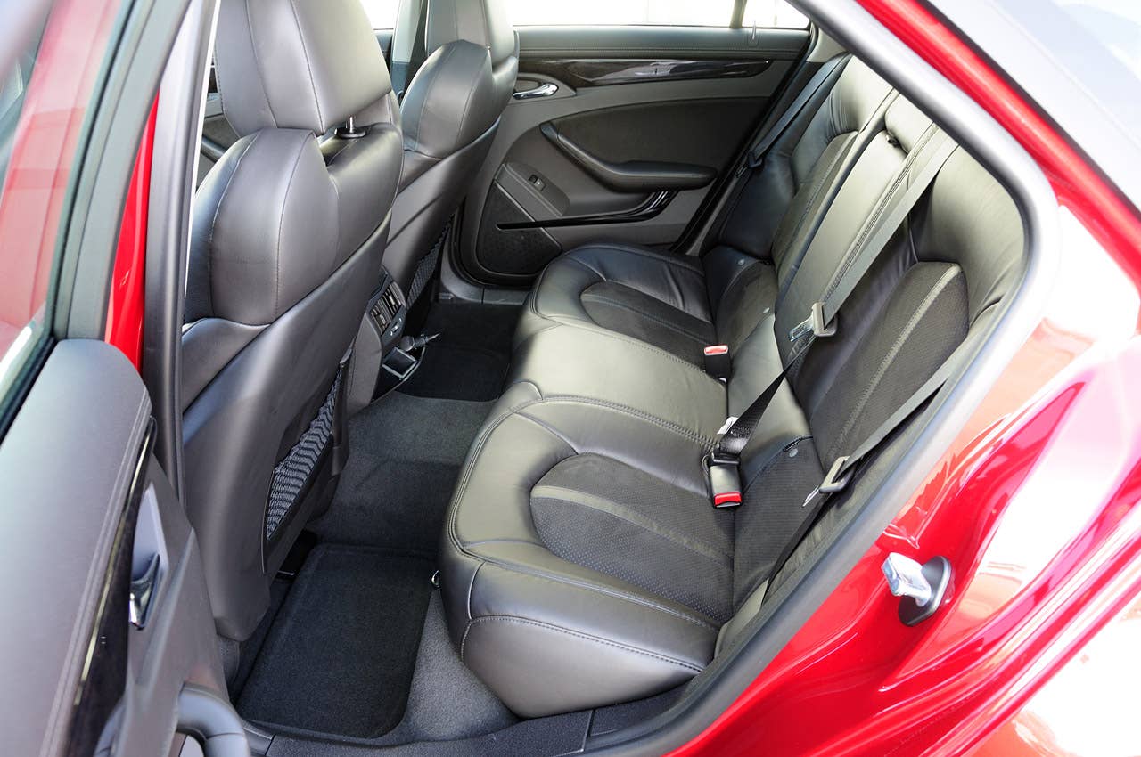 2011 Cadillac CTS-V Wagon rear seats