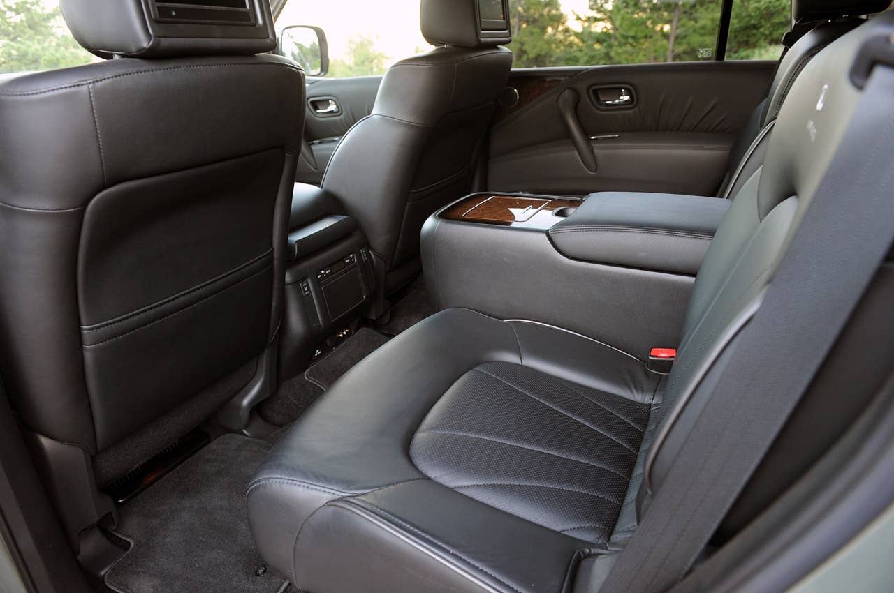 2012 Infiniti QX56 rear seats