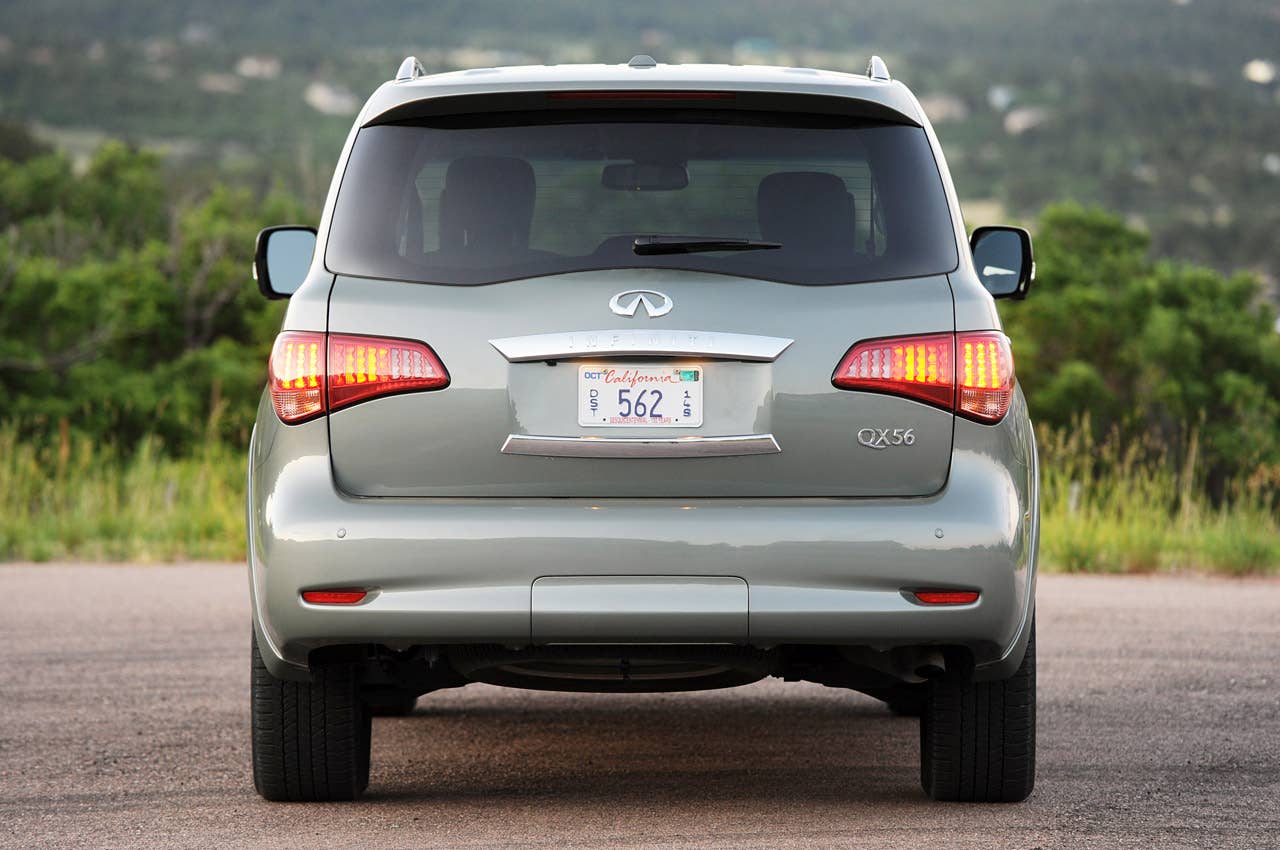 2012 Infiniti QX56 rear view
