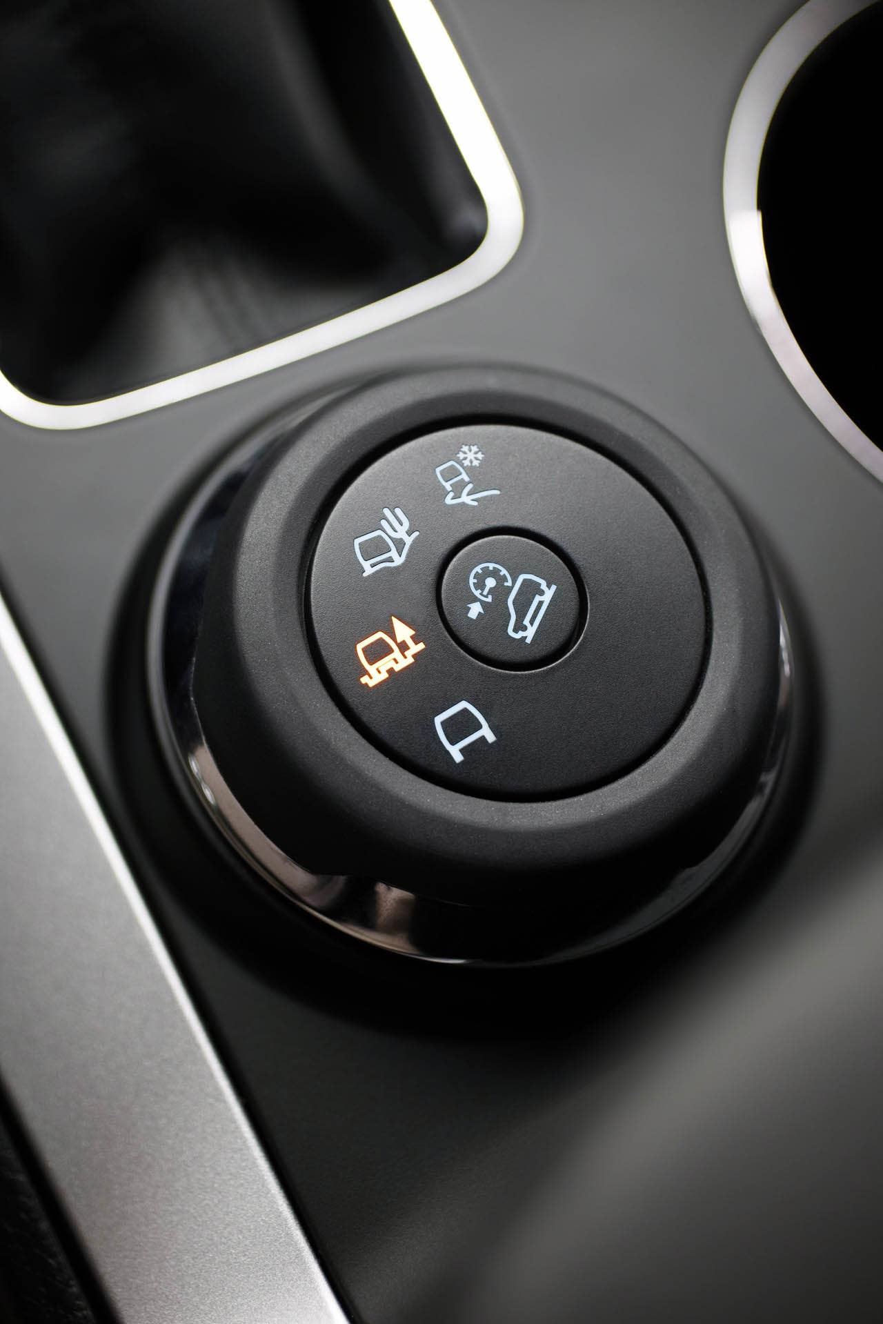 2011 Ford Explorer: Explorer models with terrain management feature a console-mounted knob with four settings and hill descent control. (07/26/2010)