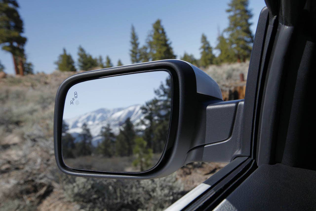 2011 Ford Explorer: Explorer offers Ford's Blind Spot Information System (BLIS) with visible warnings in the applicable sideview mirror. (07/26/2010)