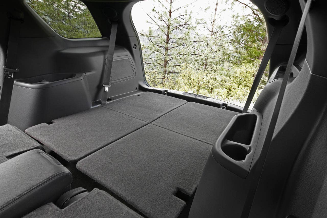 2011 Ford Explorer: With second- and third-row seats folded, Explorer offers 80.7 cubic feet of cargo space. (07/26/2010)