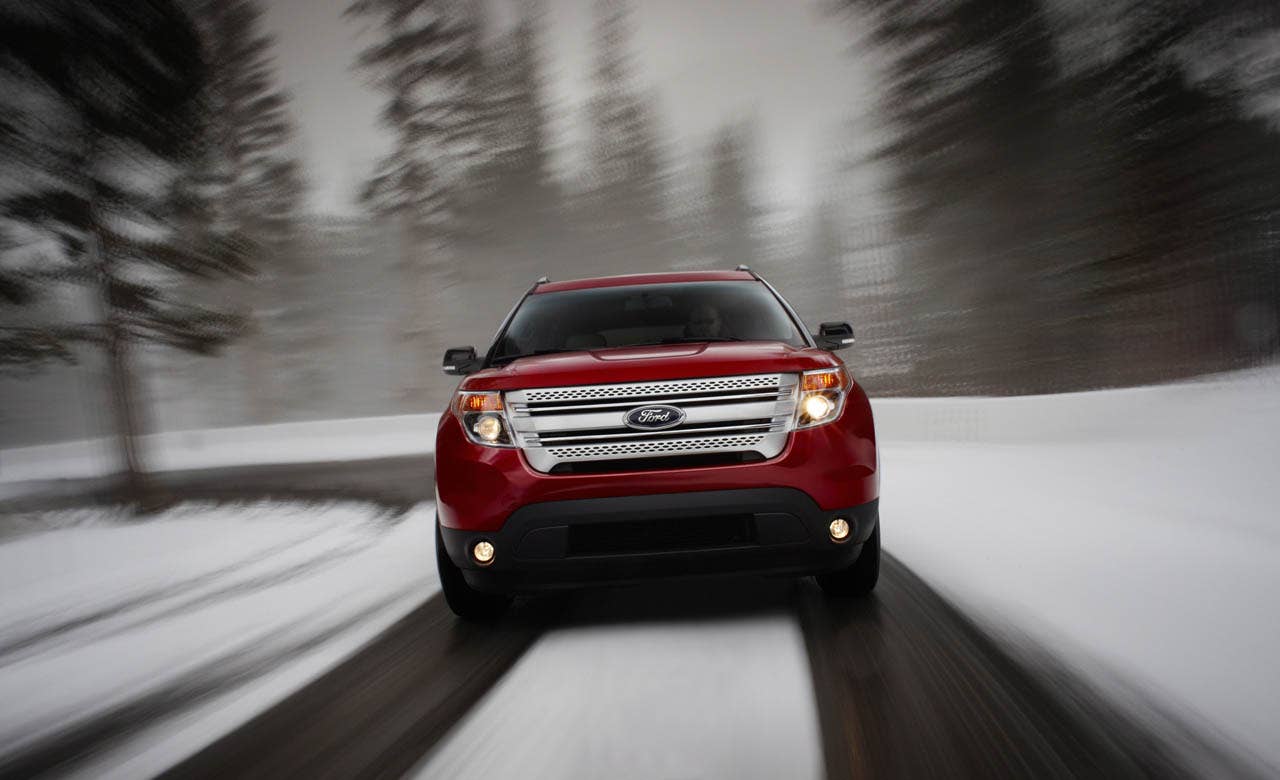 2011 Ford Explorer: The all-new Explorer XLT features a new interpretation of the Ford signature three-bar grille. (07/26/2010)