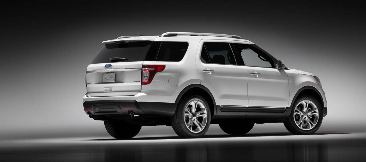 2011 Ford Explorer: The strong C-pillar gives the new Explorer visual linkage to previous models. (07/26/2010)