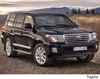 MSRP: $77,955  Given how much success the Schmids have experienced with their 1982 Land Cruiser, we have to recommend the 2013 model.  The Toyota Land Cruiser remains at the top of the class when it comes to luxury and off-road capability. It provides legendary durability and reliability thanks to Toyota's impressive level of quality control. A 381-hp 5.7-liter V8 engine mated to a six-speed automatic transmission sends power to the four-wheel drive system. Driving at low speeds on rough or steep terrain, the Crawl Control system automatically controls the vehicle's engine and brakes which allows the driver to focus on steering  Research the Toyota Land Cruiser Toyota Land Cruiser Photos & Info Toyota Land Cruiser Specs Toyota Land Cruiser Local Dealer Price Quote