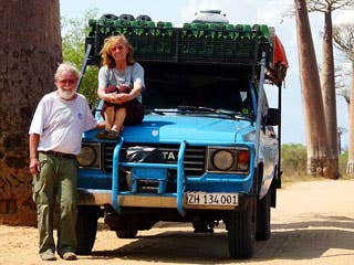 The Toyota Land Cruiser has been on the road for more than 27 years, and amassed more than 400,000 miles on its odometer.  In the past three months, it has endured a broken engine mounting, ruptured handbrake cable, broken cross-shaft, damaged power piston and more than a few cosmetic blemishes.  Time to head to the dealership, right?  For Emil and Liliana Schmid, not even close. While driving the 1982 Land Cruiser FJ60 over the past 27-and-a-half years, the Swiss couple has gone through 166 flat tires, 138 spark plugs, 54 shock absorbers, 31 batteries and 22 air filters.  The couple, which embarked on a worldwide travel extravaganza in 1984, hasn't stopped, and neither has their Land Cruiser. They've ridden it through 172 different countries and logged 413,654 miles. The Guinness Book of World Records has recognized them and their vehicle for the longest travel journey, the most miles, and the most countries visited in a single car.