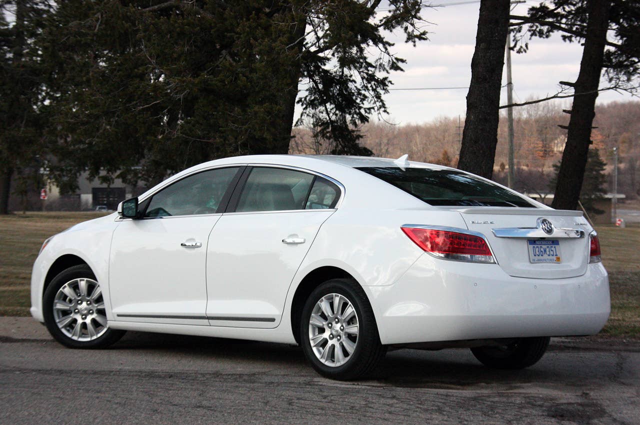 2012 Buick LaCrosse eAssist rear 3/4 view