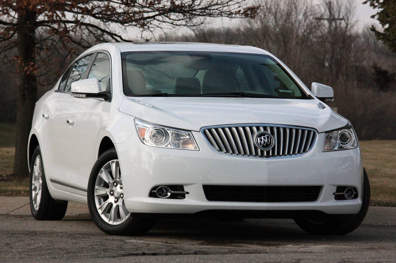 2012 Buick LaCrosse eAssist front 3/4 view