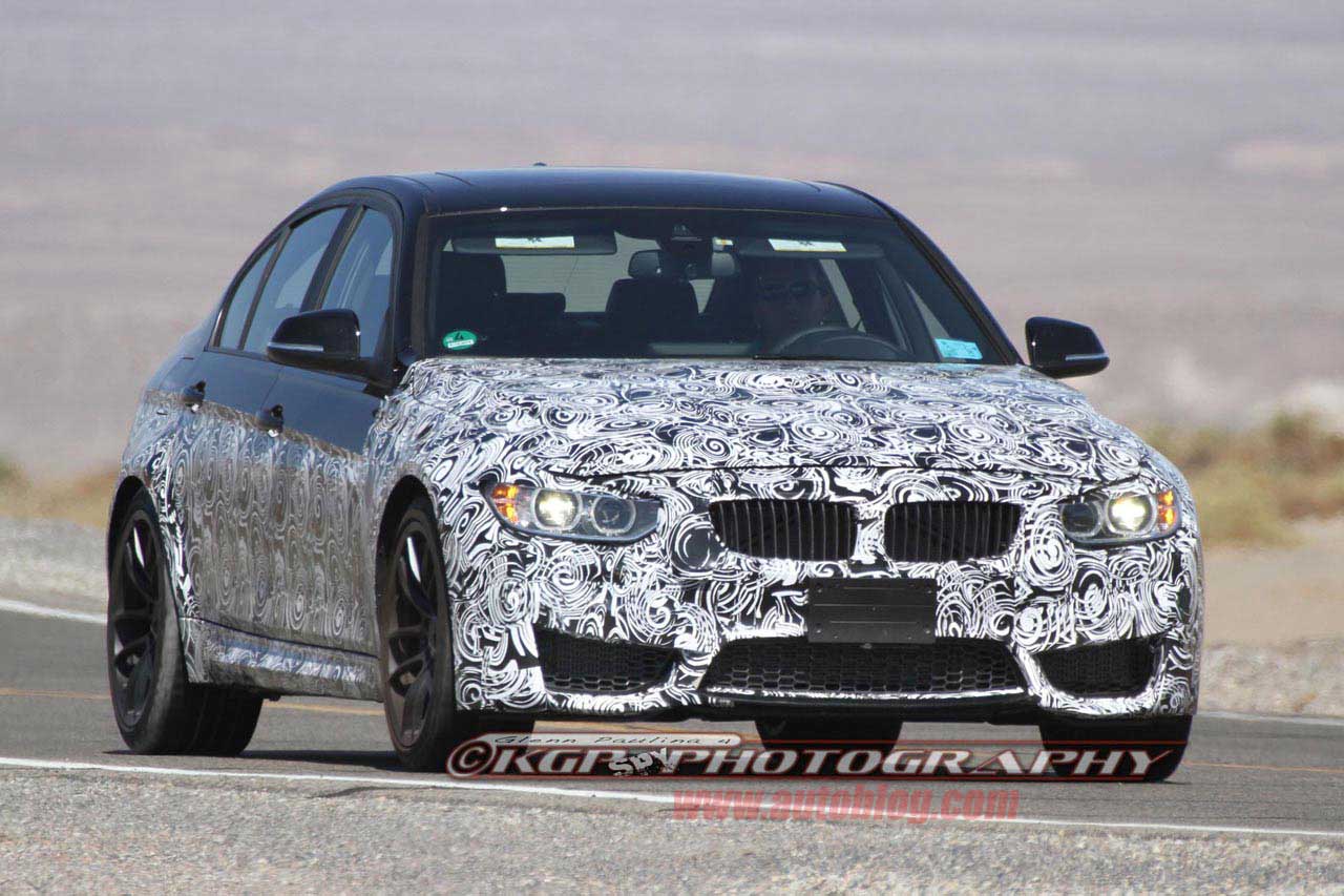 BMW M3 Spy Shots front