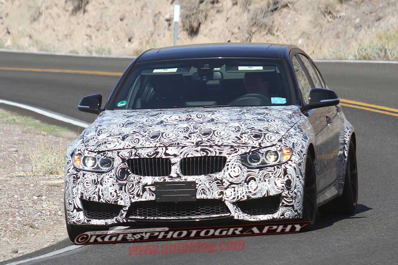 BMW M3 Spy Shots front