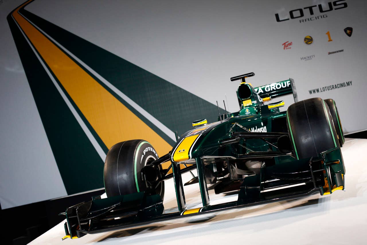 Lotus T127 Launch Royal Horticultural Hall, London, UK 12th February 2010. Photo: Copyright Free - Lotus F1 ref: Digital Image _MG_9702