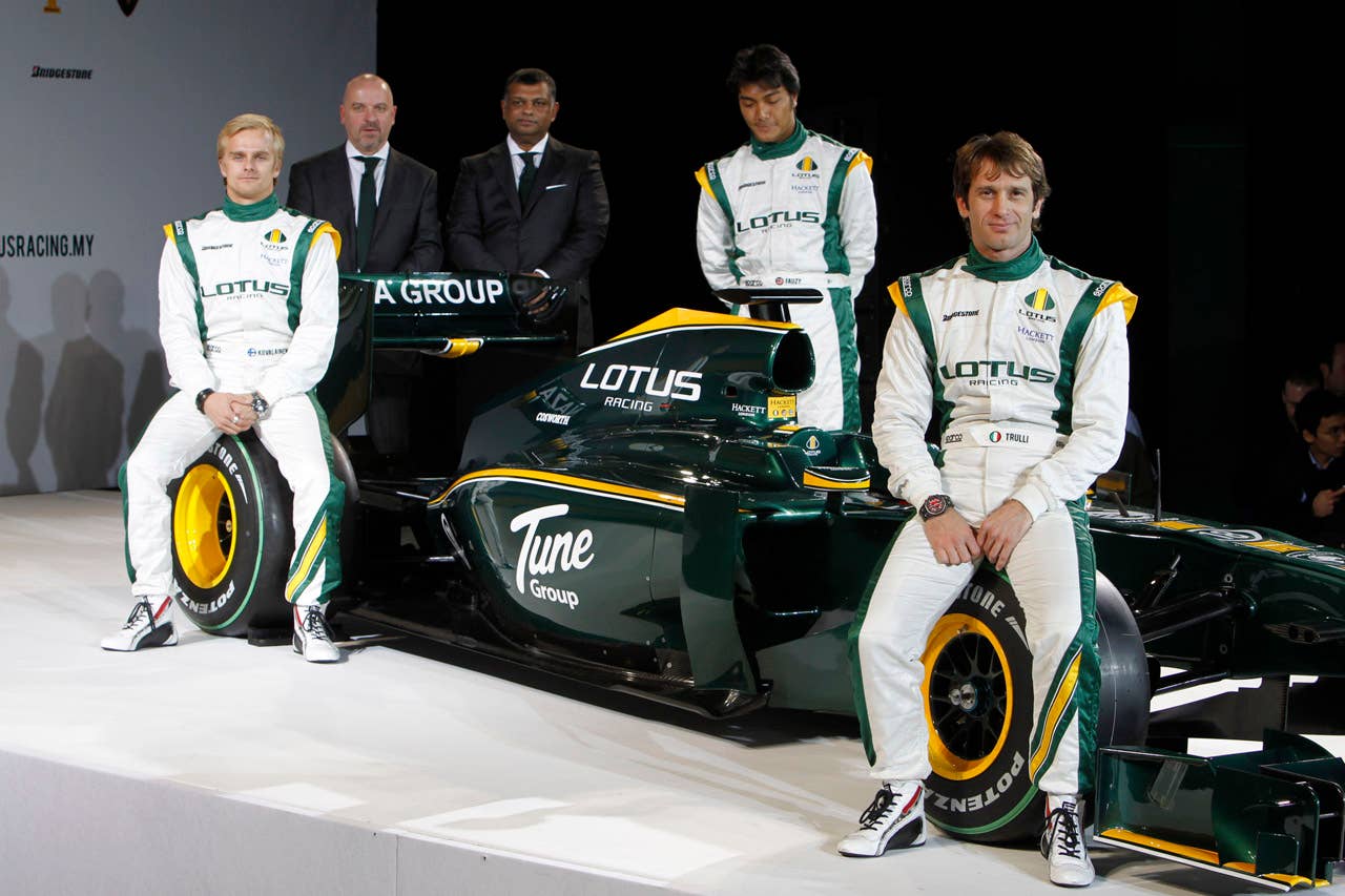 Lotus T127 Launch Royal Horticultural Hall, London, UK 12th February 2010. Photo: Copyright Free - Lotus F1 ref: Digital Image _G7C1667