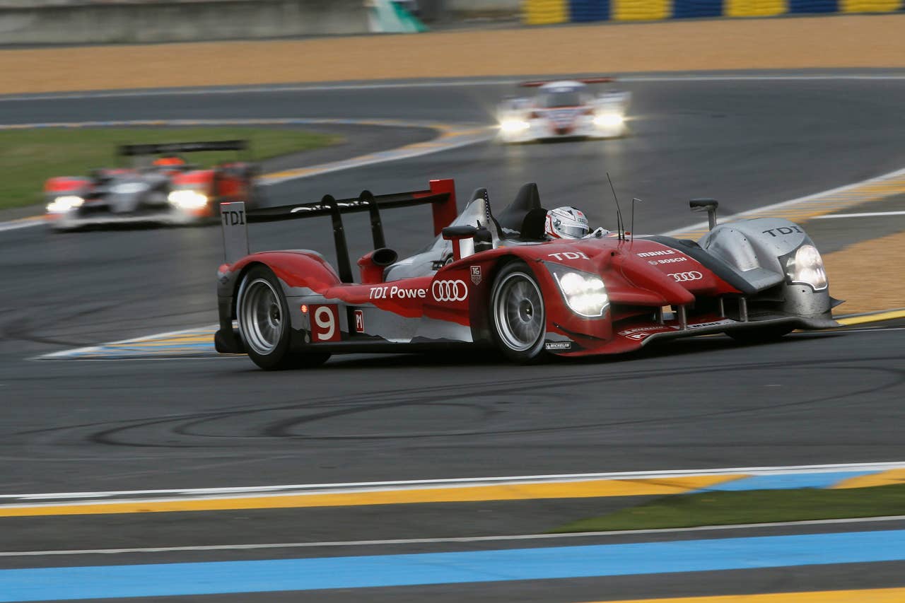 24h Rennen - Le Mans 2010 Romain Dumas (F) Audi R15 TDI #9 (Audi Sport Team Joest)