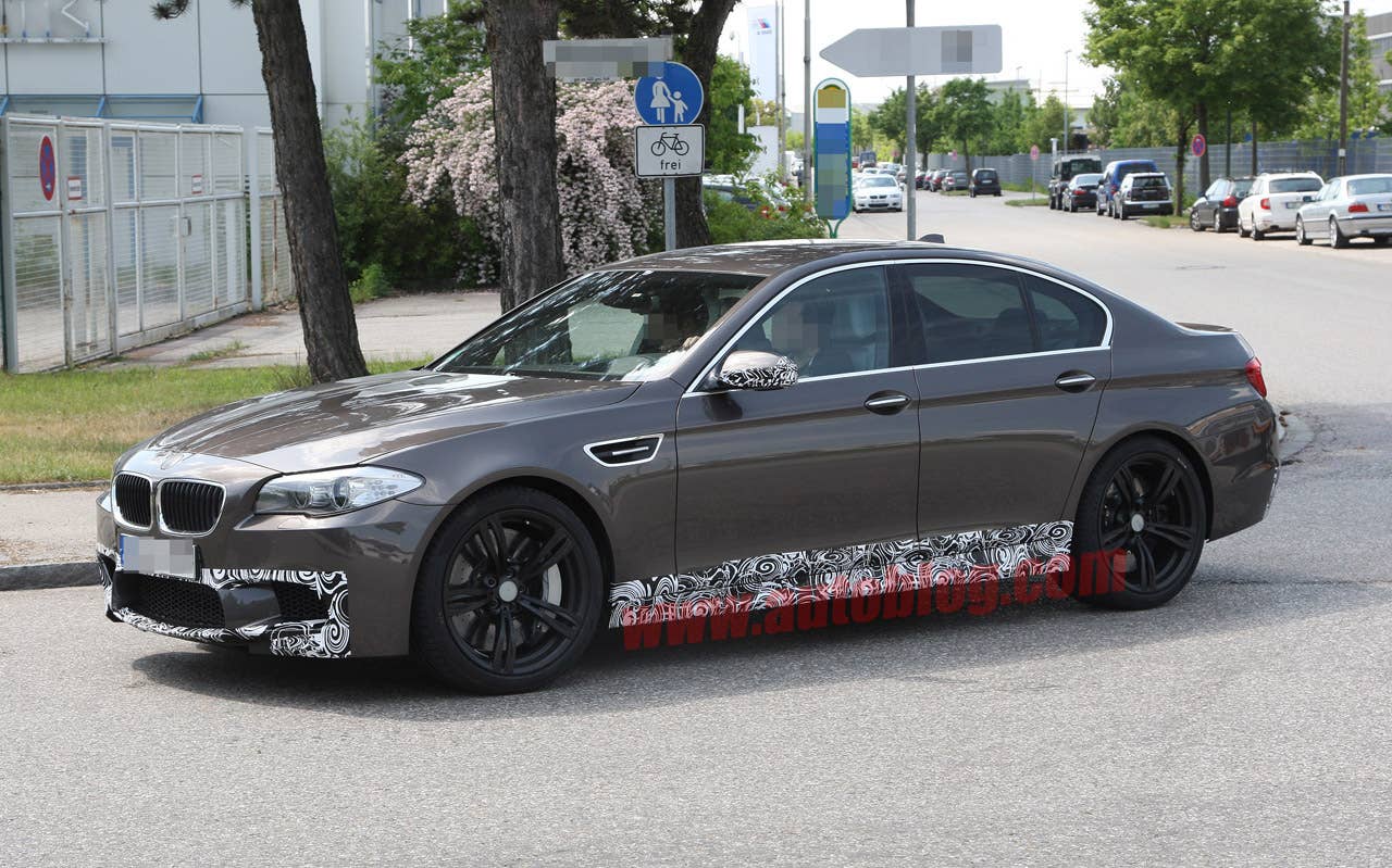 2012 BMW M5: Spy Shots