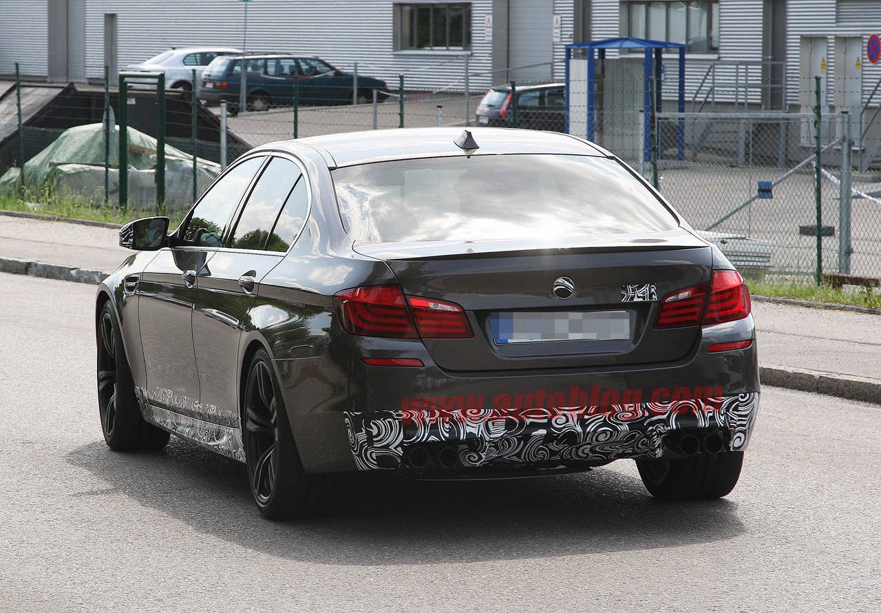 2012 BMW M5: Spy Shots