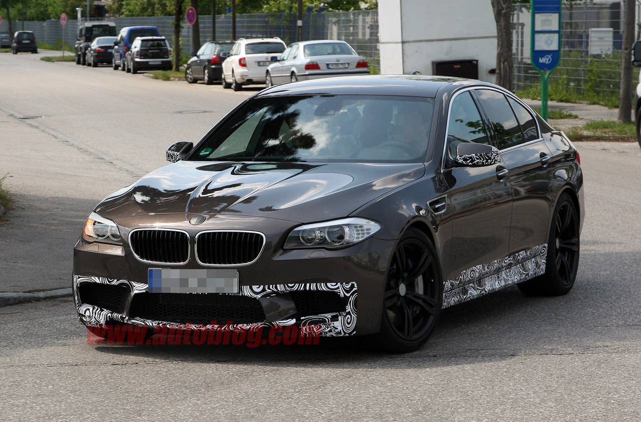 2012 BMW M5: Spy Shots