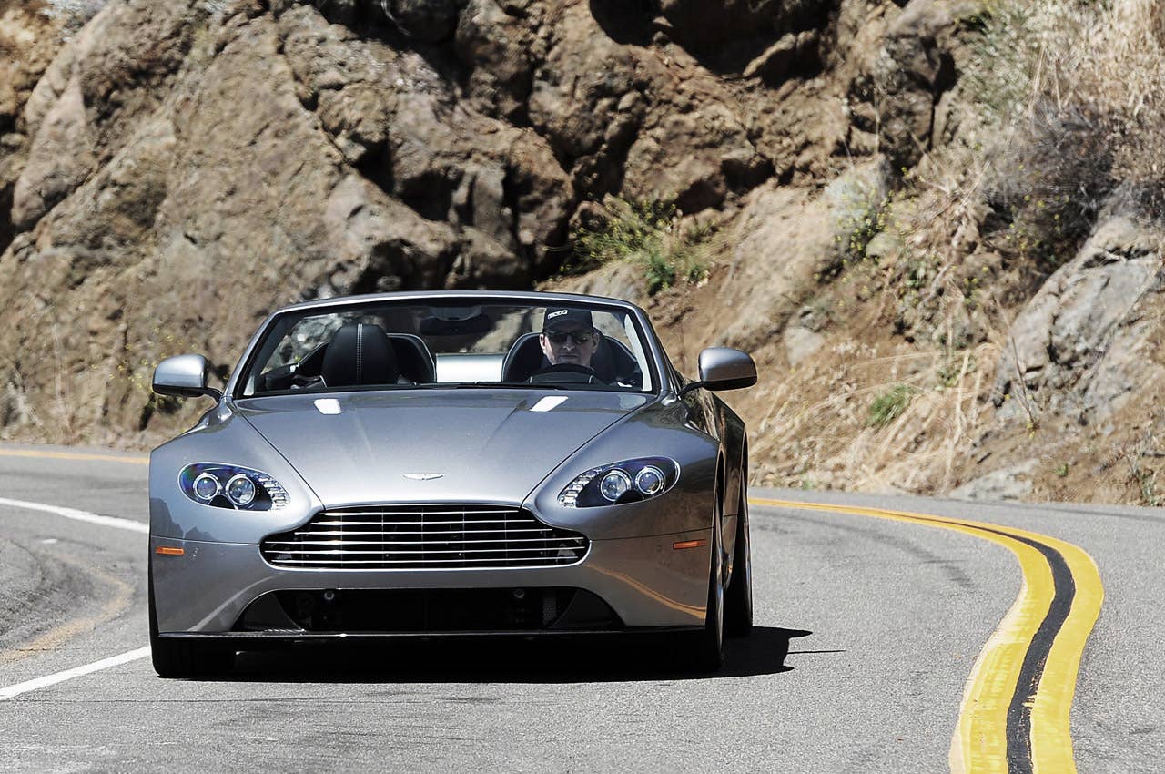 2013 Aston Martin V8 Vantage Roadster driving