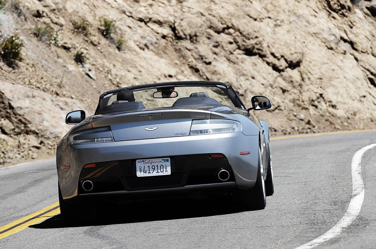 2013 Aston Martin V8 Vantage Roadster driving