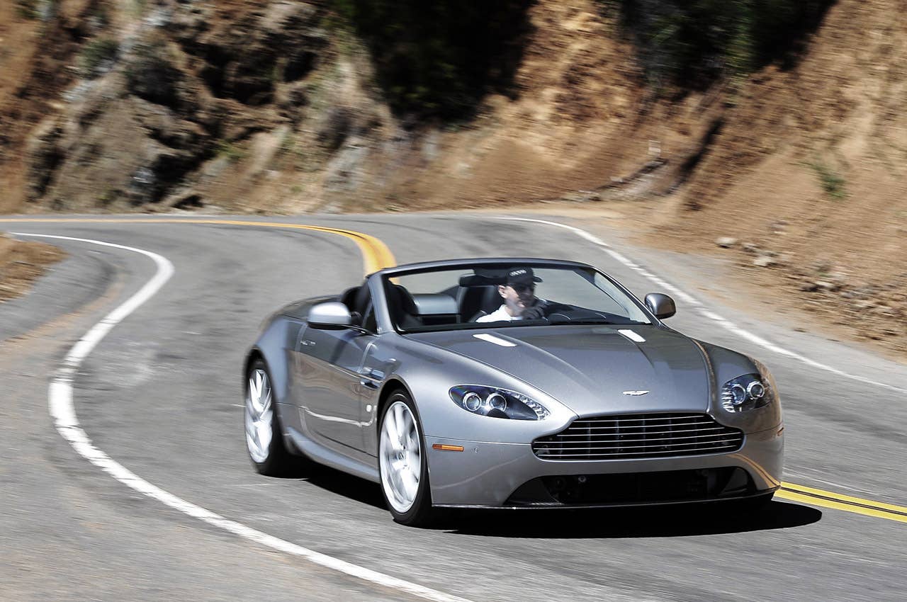 2013 Aston Martin V8 Vantage Roadster driving