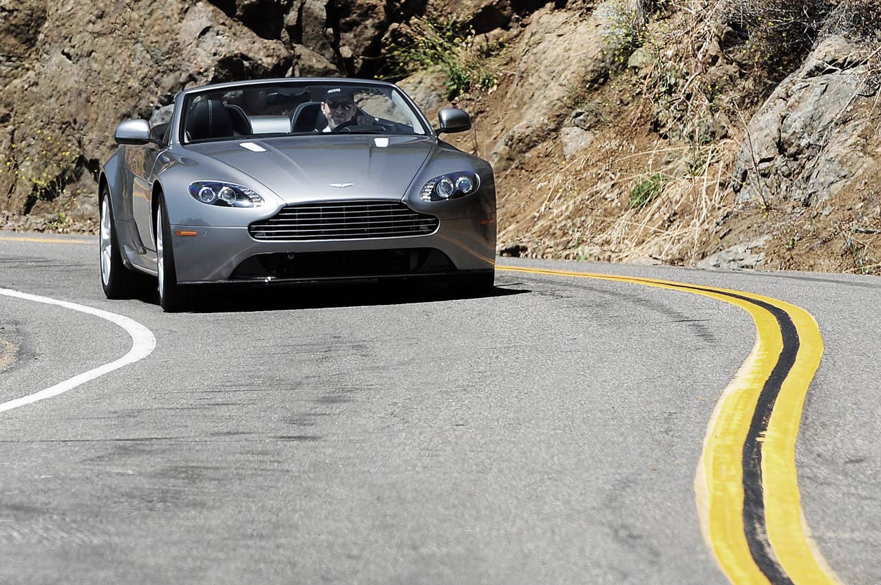 2013 Aston Martin V8 Vantage Roadster driving