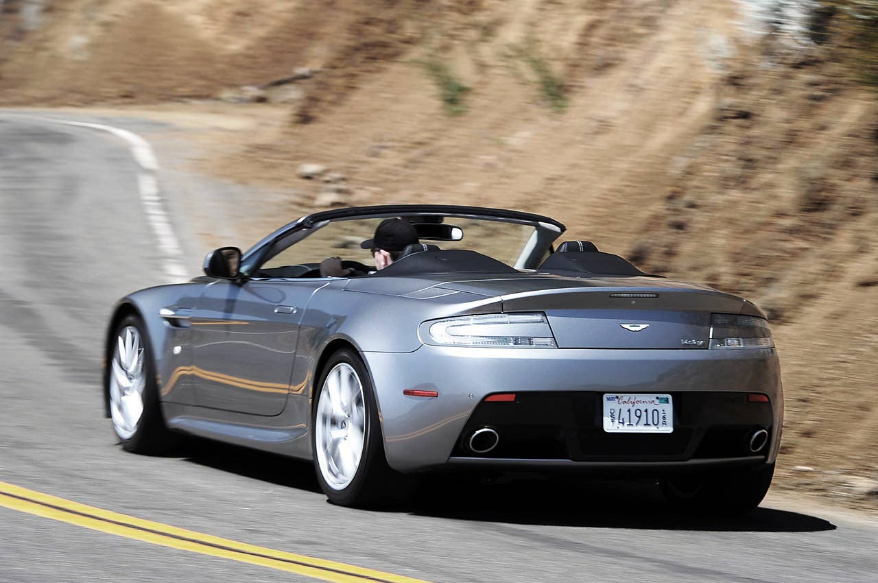 2013 Aston Martin V8 Vantage Roadster driving