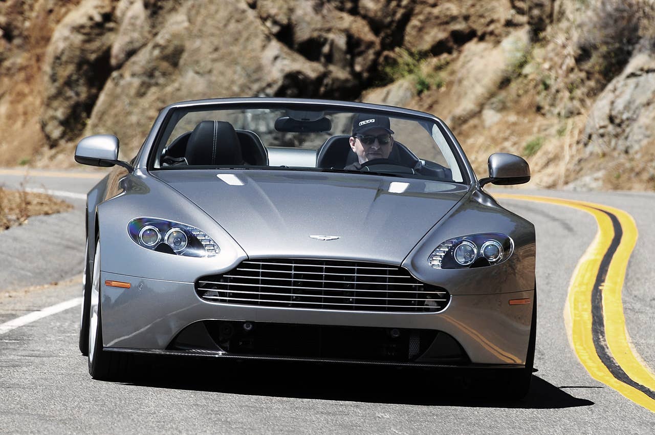 2013 Aston Martin V8 Vantage Roadster driving