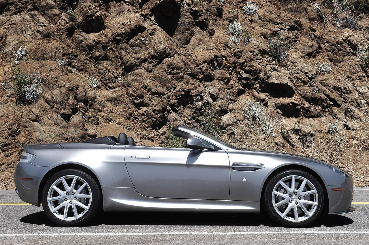 2013 Aston Martin V8 Vantage Roadster side view
