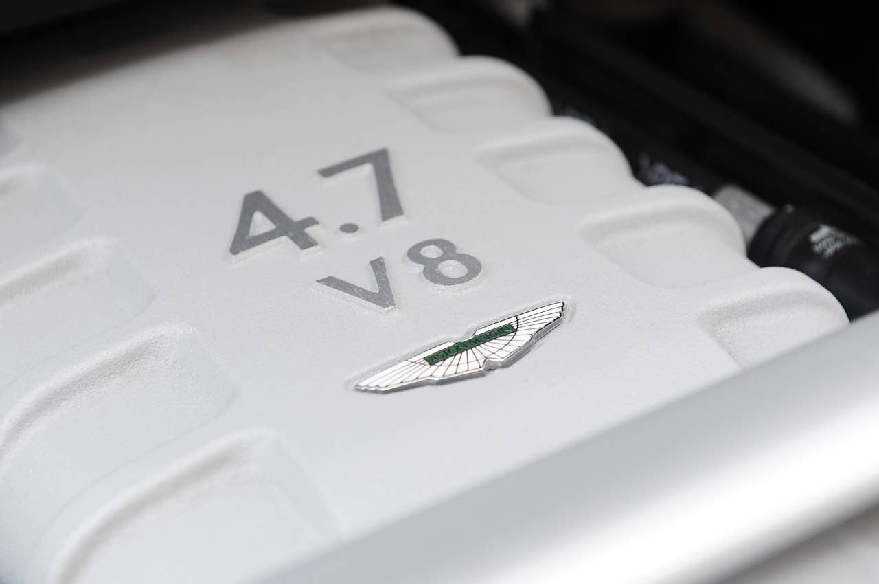 2013 Aston Martin V8 Vantage Roadster engine detail