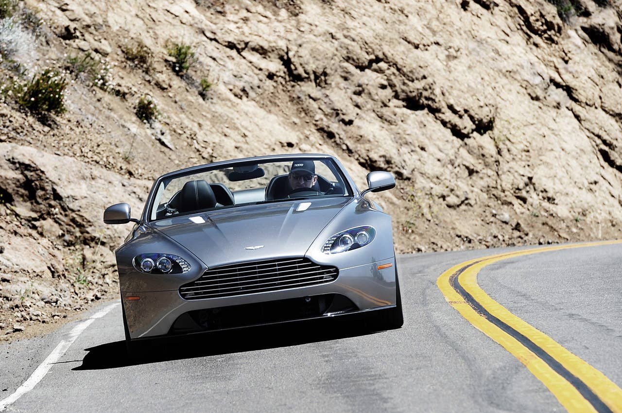2013 Aston Martin V8 Vantage Roadster driving