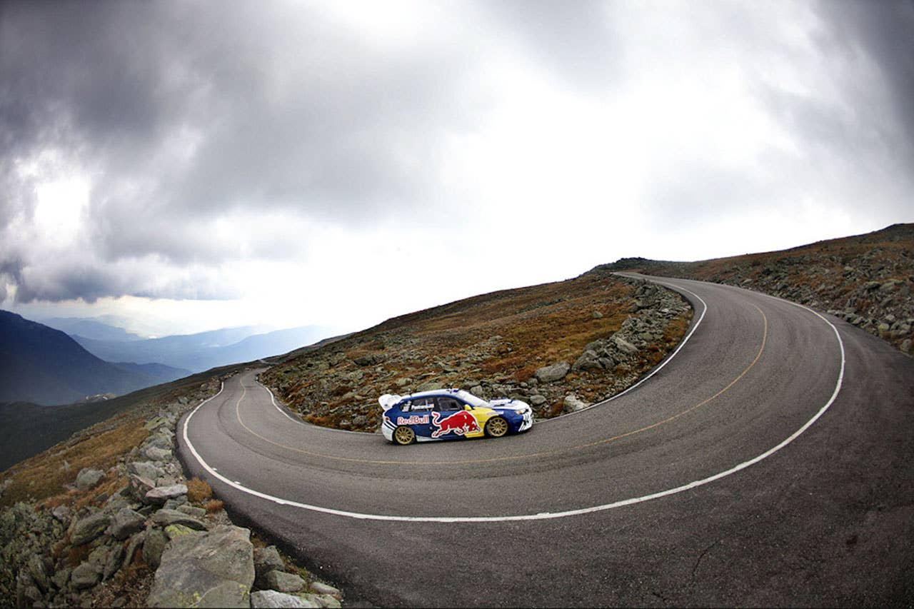 Travis Pastrana Mt Washington.  (PRNewsFoto/Red Bull)