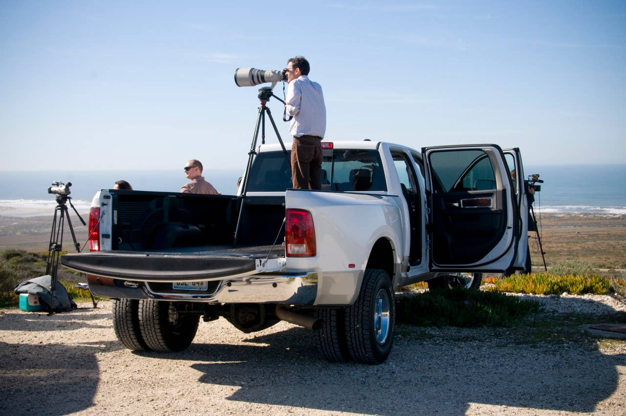 Delta IV rocket vs. Ram 3500 HD pickup