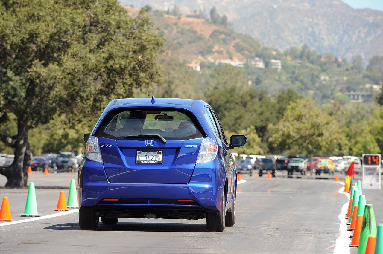 2013 Honda Fit EV driving