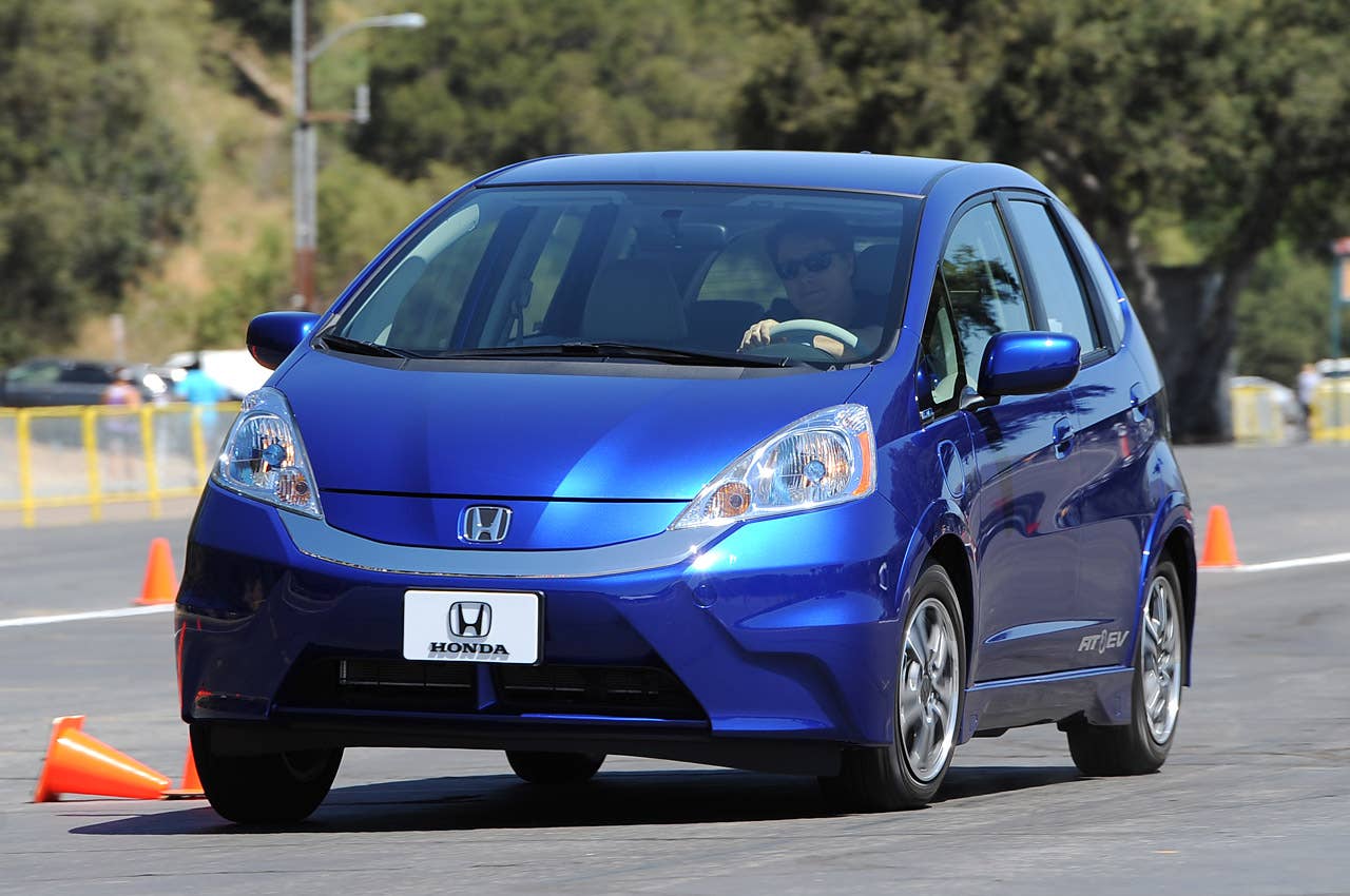 2013 Honda Fit EV driving