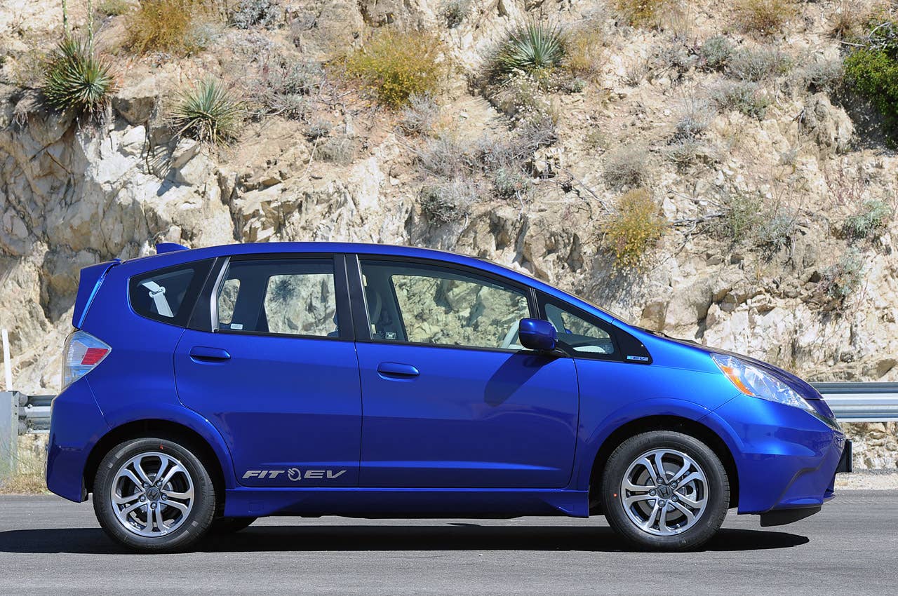2013 Honda Fit EV side view