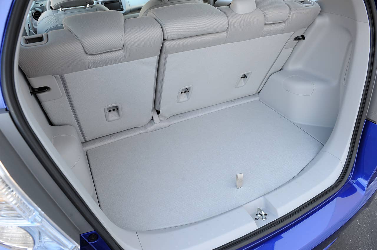 2013 Honda Fit EV rear cargo area