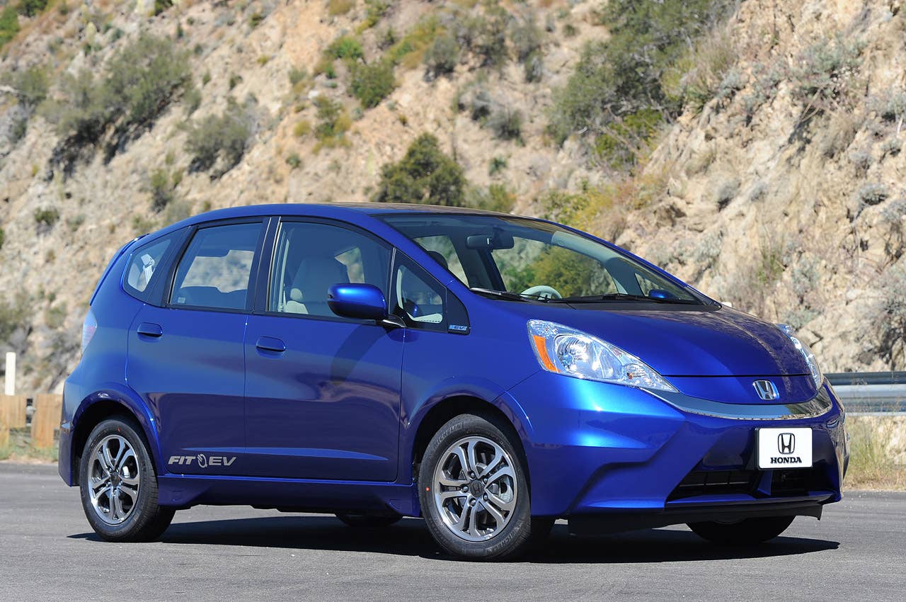 2013 Honda Fit EV front 3/4 view