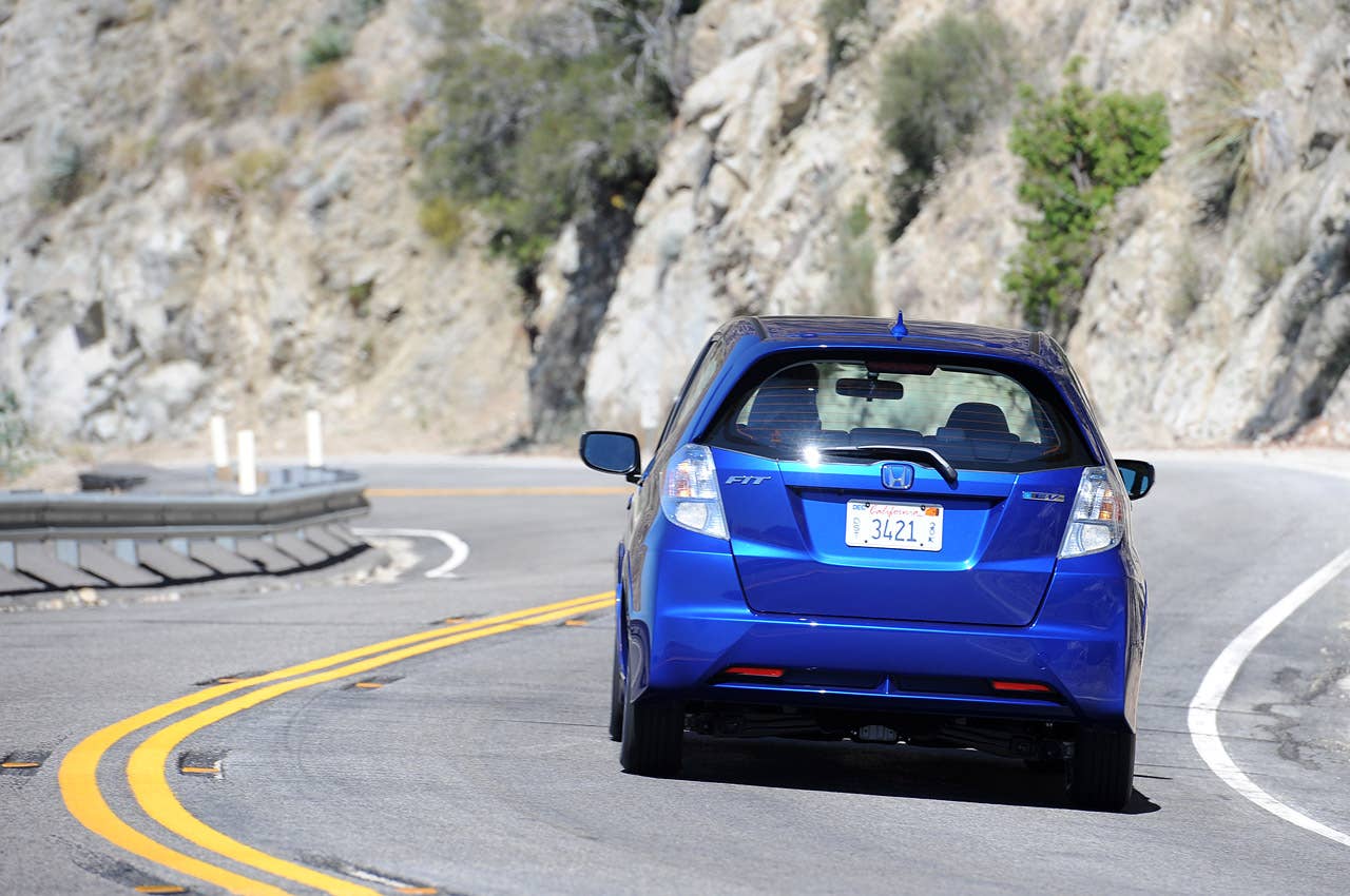 2013 Honda Fit EV driving