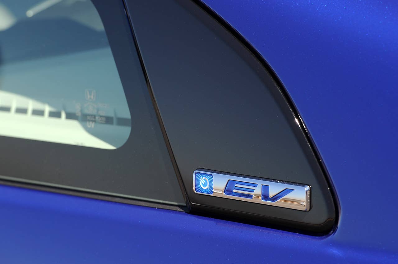 2013 Honda Fit EV badge