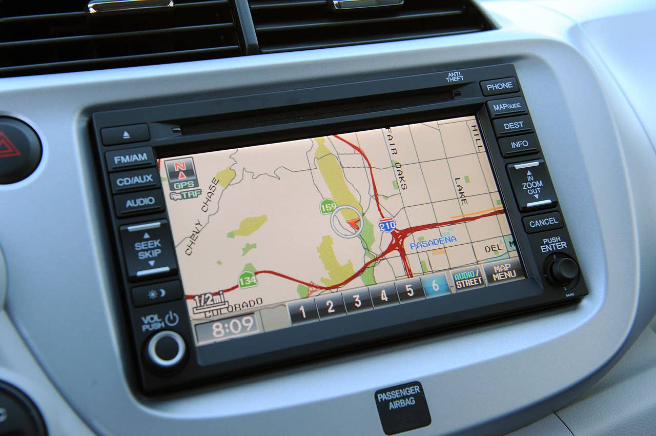 2013 Honda Fit EV navigation system