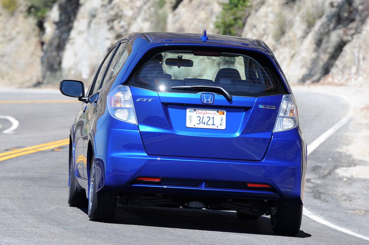 2013 Honda Fit EV driving