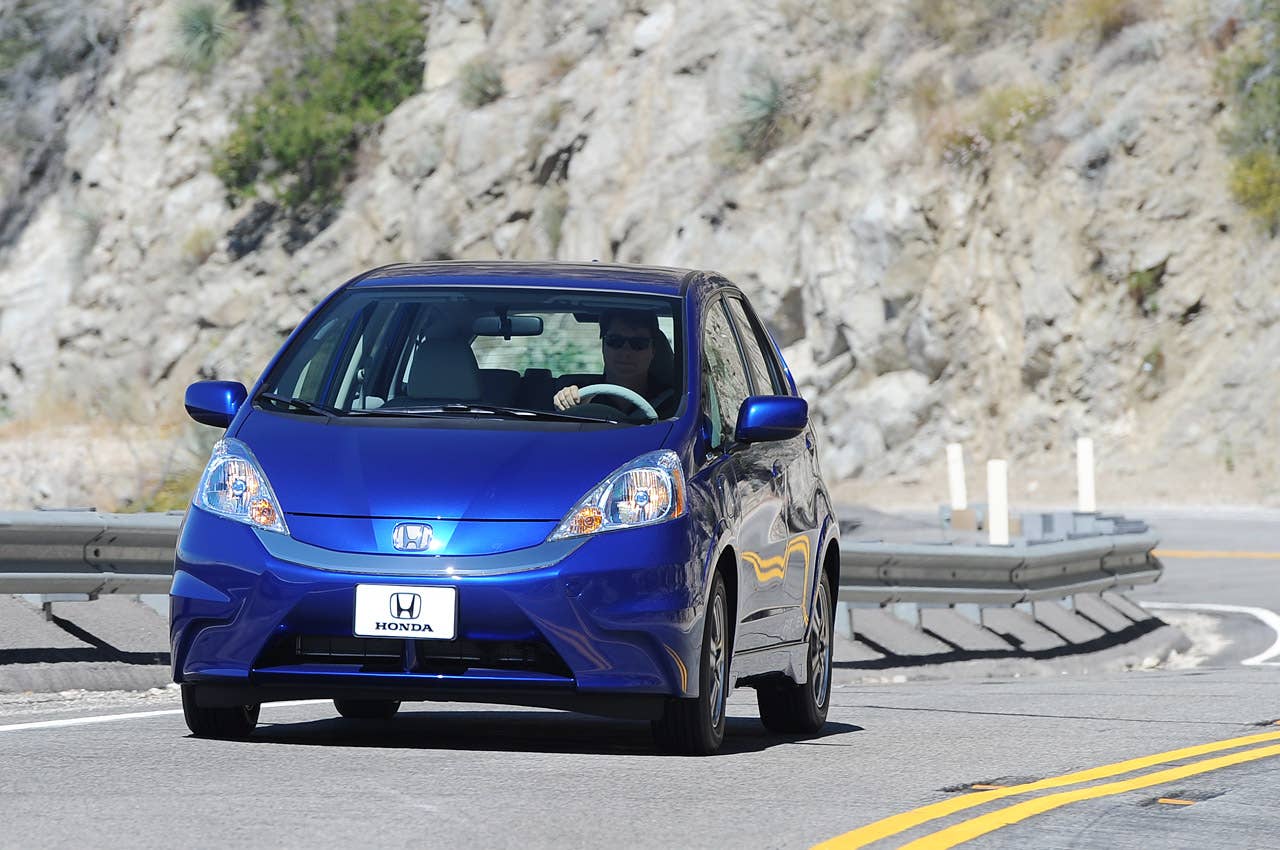 2013 Honda Fit EV driving