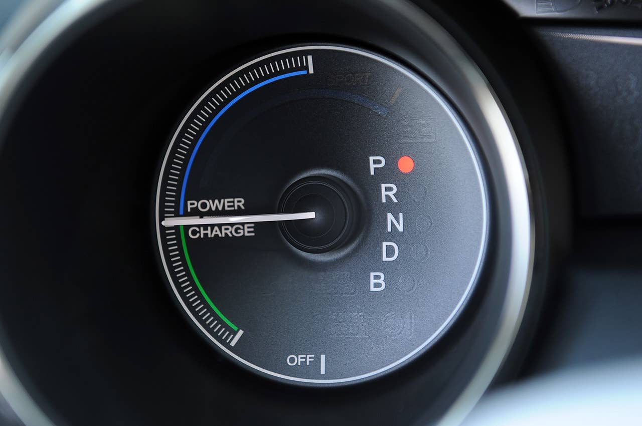 2013 Honda Fit EV power/charge meter