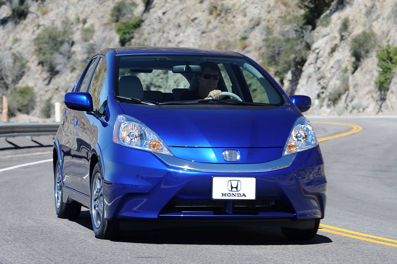 2013 Honda Fit EV driving