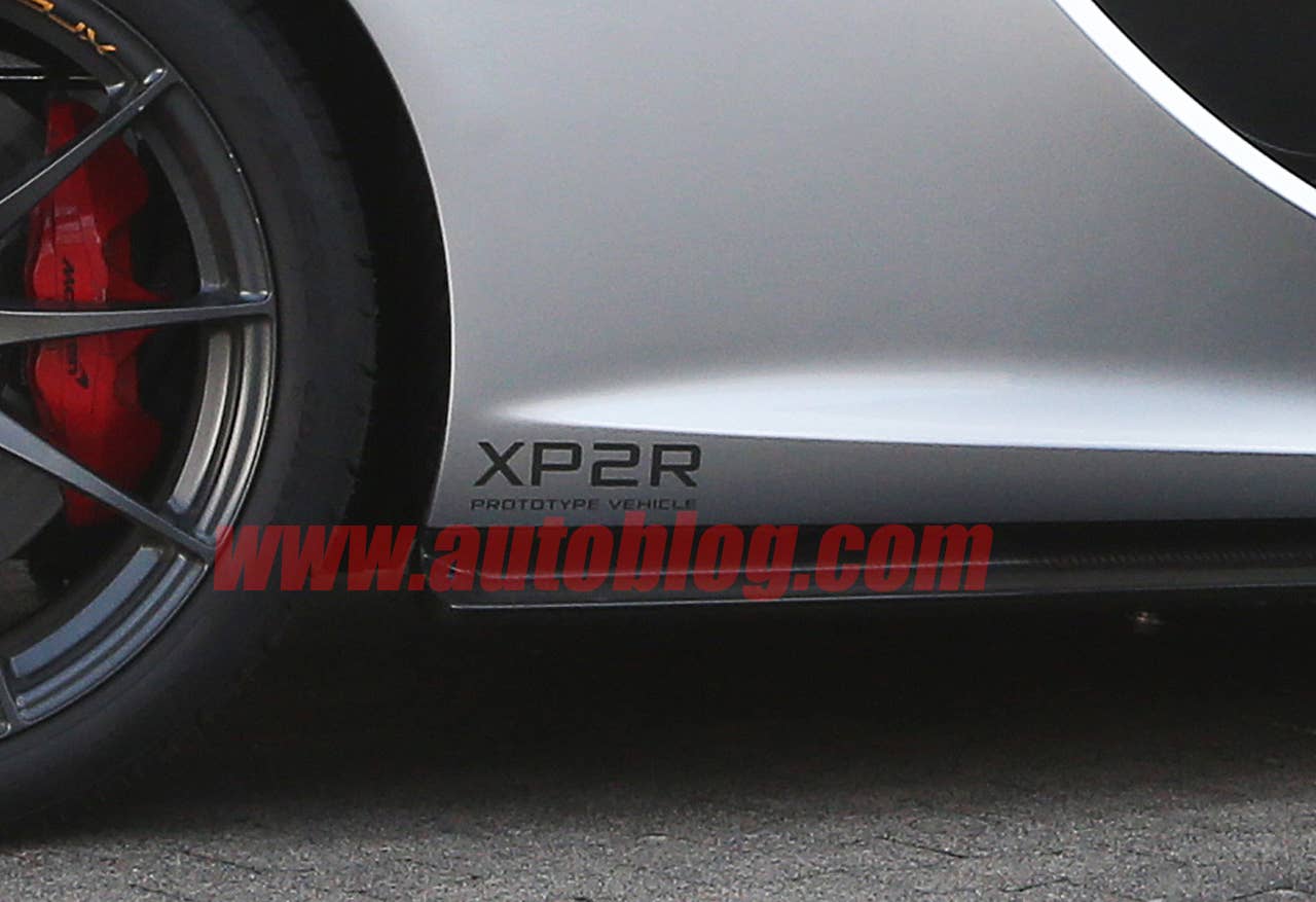 McLaren P1 XP2R Spy Shots