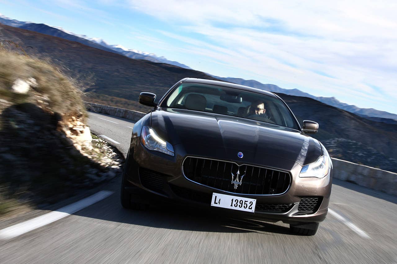 2014 Maserati Quattroporte driving