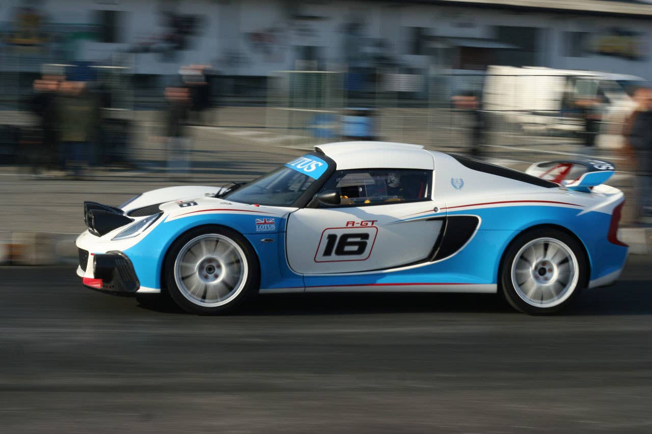 Lotus Exige R-GT Rally Car side