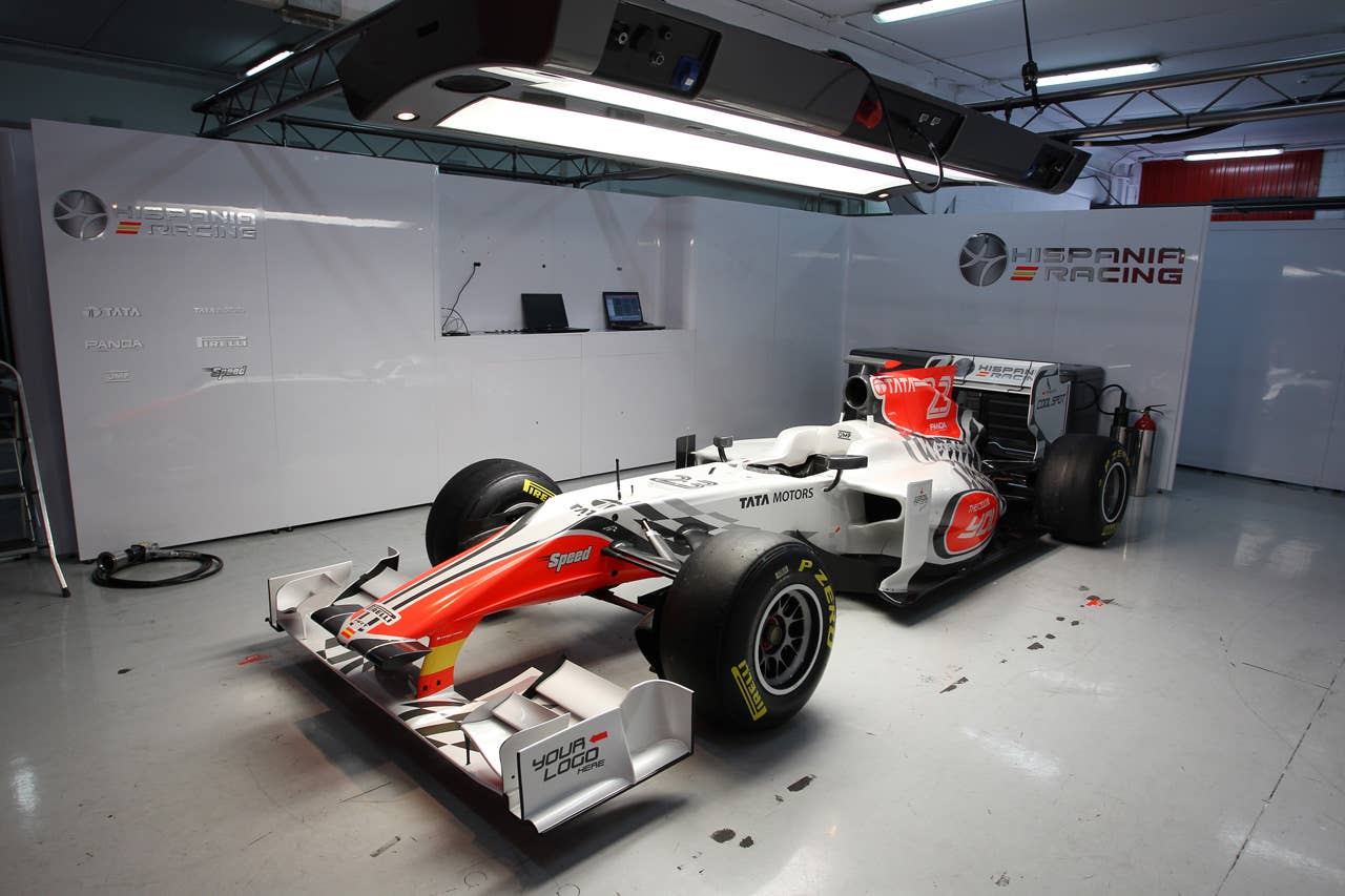 The new Hispania Racing F1 Team (HRT) F111. Formula One Testing, Day 4, Barcelona, Spain, Friday 11 March 2011.