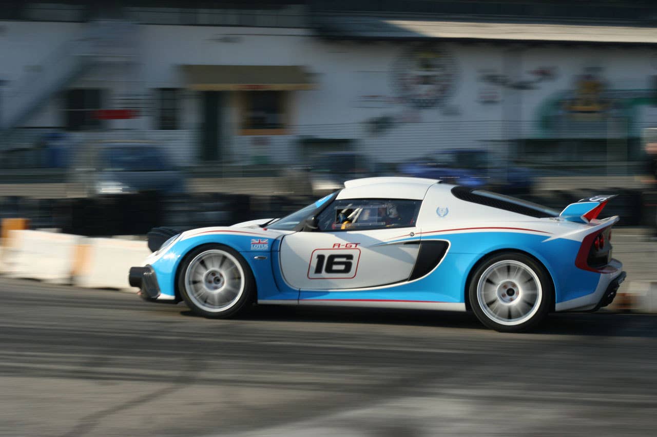 Lotus Exige R-GT Rally Car side